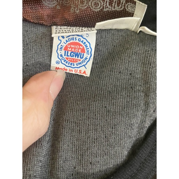 Liz Claiborne Vintage Velvet Sequin Anchor Tee Deadstock Union Tag 1980s - Picture 9 of 9